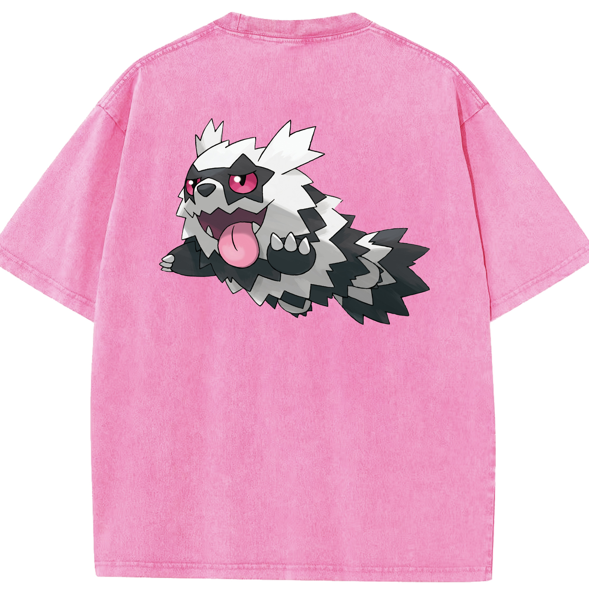 （画像用） ポケットモンスター Pokémon 綿100% ヴィンテージ風 半袖Tシャツ（背面プリント）